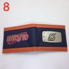 Carteira Curta NARUTO NARUTO Japonesa NARUTO Sasuke Kakashi Carteira Porta-Moedas de Couro PU