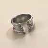 Anel Estrela Diamante Flash Feminino Sentido Zircônia Design de Nicho Anel Personalizado Ins Estilo Neutro Anel Aberto Tendência