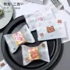 Bolsa de Embalaje Crujiente de Copo de Nieve Bolsa Selladora de Galletas de Dibujos Animados Pequeña Independiente Simple Caramelo Leche Dátil Galleta Bolsa para Hornear Alimentos