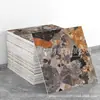 Comércio Exterior Transfronteiriço Mais Vendido Azulejo Imitação Mármore Adesivos de Parede Autoadesivos Impermeável e à Prova de Umidade Decoração de Parede de Fundo Papel de Parede