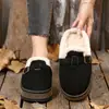 Otoño 2026 Nuevo Llegada Comercio Exterior Tallas Grandes Mujer Casual Cómodo Estilo Europeo Moda Peludas Pantuflas sin Cordones