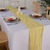 Camino de mesa de seda de Bali, estilo vintage de lujo ligero y de alta gama, mantel trenzado, decoraciones para bodas y fiestas, fabricante de caminos de mesa largos