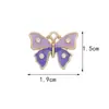 Fabricante de Acessórios de Joalheria Estilo Borboleta, Atacado de Joias DIY Artesanais de Liga, Acessórios de Joalheria DIY com Esmalte Transfronteiriço