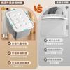Xingyou caixa de armazenamento à prova de umidade de grande capacidade de plástico roupas domésticas caixa de armazenamento de brinquedos engrossado guarda-roupa caixa de armazenamento