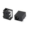 Interfaz de Alimentación CC DC033A Agujero Pequeño 3.5*1.0/1.3-Pin 4-Pin Lámpara de Escritorio Cargador Doméstico Base Hembra de Carga CC
