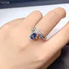 Anillo Retro de Piedras Preciosas de Colores Estilo Little Red Book para Mujer, Estilo Abierto, Joyería de Mano Versátil de Nicho de Gama Alta Transmisión en Vivo