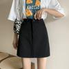 Falda Vaquera de Cintura Alta para Mujer 2026 Verano Nuevo Estilo Talla Grande Suelta Adelgazante Casual Versátil de Línea A Ceñida al Cadera Falda Corta