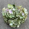Fabricante de Flores Artificiales para Bodas Verdes Hortensia Verde Rosa Rocío de Golondrina Loto Bola de Cebolla Decoración Suave para Bodas Flor Artificial al por Mayor