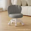 Taburete Pequeño Antivuelco con Ruedas Universales Ruedas para Silla de Taburete Bajo con Respaldo Taburete Redondo Doméstico con Ruedas Ruedas para Sentarse Móvil