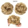 [Listo para envío transfronterizo] Peluca con banda para el cabello rizado, bolsa para el cabello, diadema europea y americana con moño esponjoso, banda para el cabello, fabricante de moño flor