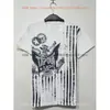 Camiseta de Manga Corta Estampada Estilo Harajuku Europeo y Americano Y2K de Verano, Top de Cuello Redondo, Camiseta Trendy Estilo Calle Oscuro Retro INS