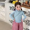 (9.22 Nuevas Llegadas)Camiseta de Manga Larga Base para Niña Otoño Nuevo Top Infantil Clase A Ropa para Bebé