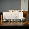 Regalo cultural y creativo estilo chino juego de té evento de aniversario de empresa regalos prácticos recuerdos de negocios de alta gama con impresión de logotipo disponible