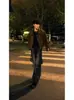 Chaqueta de cuero estilo retro americano Maillard transfronteriza para hombre, diseño de primavera, estilo corto de nicho con hombreras, chaqueta de motociclista fresca y elegante