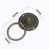 Puxador de gaveta antigo puxador de furo único puxador de anel para guarda-roupa armário puxador de caixa de madeira caixa de presente puxador fornecimento direto da fábrica