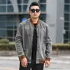 Chaqueta de béisbol de mezclilla para hombre de talla grande, nueva de otoño, estilo retro americano, holgada y versátil, top extragrande para hombre
