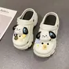 En Stock Entrega Rápida Chanclas de Eva para Mujer, Zuecos de Verano, Diseño de Dibujos Animados a la Moda, Ligeros, Uso en Casa, Suela Gruesa, Antideslizantes, Sandalias de Playa
