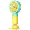 Novo Mini Ventilador Portátil de Mão, Suporte de Mesa Portátil, Ventilador de Carregamento USB, Presente para Estudante Atacado