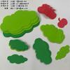 Disposición de pared de aula de jardín de infancia decoración de ambiente material de hoja de planta tema de otoño hojas de espuma hojas grandes de arce