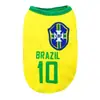 Cachorro Urso Corgi Pet Colete de Malha Roupas de Basquete Gato Exclusivo Transfronteiriço Suprimento Camisas da Copa do Mundo