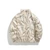 Invierno Nueva Ropa de Pan Combinable Chaqueta de Pareja para Hombre y Mujer Simple Cuello Juvenil Cálida Ropa de Algodón Reversible para Hombre