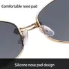 Nuevas Gafas de Sol Metálicas Ovaladas de Marco Pequeño Estilo Retro Vintage con Protección UV400 para Mujer