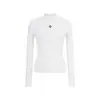Suéter de moda con cuello alto medio y patrón de cruz para mujer, Nueva moda Primavera 2026, Sensación de alta gama, Cómodo, Adelgazante, Capa base cálida