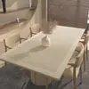 Mantel de Mesa de Comedor Estilo Silencioso Impermeable y a Prueba de Aceite Mantel de PVC Desechable Mantel de Mesa de Centro de Té Aislante de Calor Anti-quemaduras Lujo Ligero Gama Alta