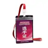 Portatarjetas de PVC personalizados, porta-insignias blandos, pases de exposición, portatarjetas transparentes impermeables, porta-tarjetas de identificación de empleado, al por mayor