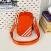2025 Nueva Moda Estilo Deportivo Casual Combinable Conveniente Bolsa para Teléfono Móvil Portátil para Exterior Hombro Bandolera Bolso de Mujer