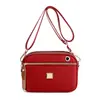 Bolsa de Tecido de Nylon Tendência Repelente à Água Leve para Compras Pequena Quadrada Bolsa de Ombro Casual Feminina Nova Moda Bolsa Transversal