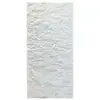Couro PU imitação de pedra 3D impressão grande placa travertino tijolo cultural parede de fundo de loja de roupas painel decorativo de travertino romano