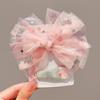 Grampo de Cabelo Super Fada Coreano Infantil Laço de Renda Trançado Estendido Acessórios de Cabelo de Princesa para Meninas Acessórios de Cabeça para Bebês