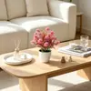 Suministrado directamente por el fabricante: Planta artificial de diente de león en maceta de 25 piezas para decoración de mesa en cafeterías y restaurantes, adorno de bonsái de flor artificial de plástico