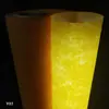 Papel Manteiga Material para Abajur Padrão Mármore Amarelo Estilo Chinês Teto Escultura em Madeira Filme Translucente LED Antirreflexo