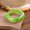 Pulsera de Nuevo Producto Transfronteriza Europea y Americana, Pulsera de Resina de Imitación de Jade Colorida, Estilo Geométrico Poligonal Exagerado Único de Moda