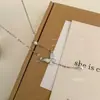 Super Hada ~ Collar de Perlas con Borla de Mariposa Conectada para Mujer Lujo Accesible Diseño de Nicho de Gama Alta Cadena para Clavícula Accesorios Exquisitos