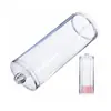 Caja transparente para hisopos de algodón, caja redonda de plástico para algodón cosmético, caja transparente para guardar algodón cosmético, caja para guardar cosméticos