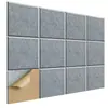 Paneles Absorbentes de Sonido de Fibra de Poliéster de 12 Piezas Transfronterizos, Sustitutos de Tablero de Corcho, Absorción de Sonido y Reducción de Ruido para Oficina, Venta al por Mayor de Fabricantes