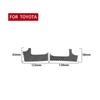 Adecuado para 14-21 Toyota Tantu calcomanías de salida de aire del panel de instrumentos modificación interior fibra de carbono accesorios para el interior del coche