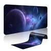 Alfombrilla de ratón Cielo estrellado Universo Grande para Gaming Antideslizante Gruesa Borde Sellado Alfombrilla de escritorio para teclado de computadora