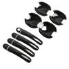 Adecuado para Skoda Fabia l 6Y 99-06 manija tazón de puerta manija exterior con decoración de carcasa protectora de fibra de carbono