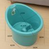 Cubo para Baño de Bebé 0-6 Años Cubo para Baño Infantil Cubo de Baño Cubo para Baño Sentado Bañera de Plástico Engrosada Bañera