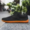 Zapatos casuales deportivos exclusivos de ajuste ancho transfronterizos, zapatos de punto flyknit transpirables y ligeros para correr y fitness