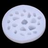 Tamaño y variedad de molde de silicona de piedra suave para modelar ganso, molde de guijarro, molde de gota para decoración de pasteles y chocolate para hornear DIY