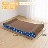 Tabla rascadora para gatos estrictamente seleccionada Havo Pipitao venta al por mayor al contado tipo M simple papel corrugado plato para afilar las garras de gato resistente al desgaste tabla rascadora para gatos