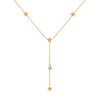 Collar de Estrella Pentagonal con Incrustaciones de Diamantes de Estilo Coreano Ins Simple Versátil Nicho Moda Personalizada Acero de Titanio Chapado en Oro Cadena Clavicular