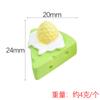 Queso Queso Comida Pastel de Fresa diy Crema Gel Funda para Teléfono Móvil Adornos en Miniatura Material Hecho a Mano Resina Accesorios
