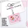 Portatarjetas de Plástico Horizontal Tarjeta de Identificación de Estudiante Tarjeta de Campus Portatarjetas de Comida Protector de Tarjeta de Identificación para Hombres y Mujeres Venta al por Mayor Anti-Pérdida