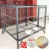 Gaiola de Cão Reforçada com Cantoneira Sólida Espessa para Cães Médios e Grandes, Gaiola Extra Grande para Canil ao Ar Livre, Desmontagem e Outros